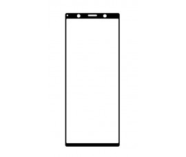Полноклеющиеся защитное стекло с черными линиями для Sony Xperia 5