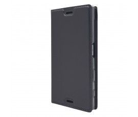Кожаный чехол для Sony Xperia X Compact (Серый)