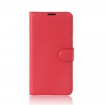 Кожаный чехол с карманами для Sony Xperia XA1 Ultra (Красный)