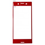  Полноклеющееся 3D стекло для Sony Xperia XZ Premium (Красный)