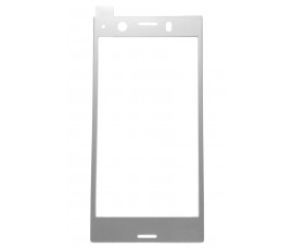 Полноклеющееся 3D стекло для Sony Xperia XZ1 Compact (Серебристый)