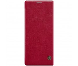 Кожаный чехол Nillkin Qin для Sony Xperia 10 Plus (Красный)