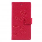 Кожаный чехол для Sony Xperia L1 (Красный)