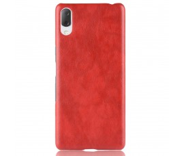 Кожаный чехол для Sony Xperia L3 (Красный)