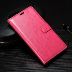 Кожаный чехол книжка для Sony Xperia XA1 (Розовый)
