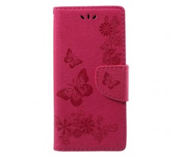 Кожаный чехол для Sony Xperia XA1 (Розовый)