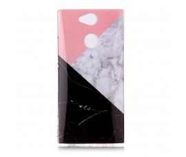 Розово-черный силиконовый чехол для Sony Xperia XA2