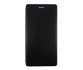 Кожаный книжка чехол для Sony Xperia XZ1 c магнетиком (Черный)