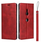 Чехол книжка с магнитом для Sony Xperia XZ3 (Красный)