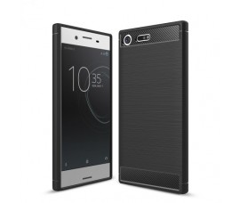 Чехол Carbon Fibre для Sony Xperia XZ Premium (Черный)