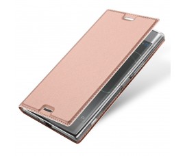 Кожаный чехол DUX DUCIS для Sony Xperia XZ Premium (Розово-золотистый)